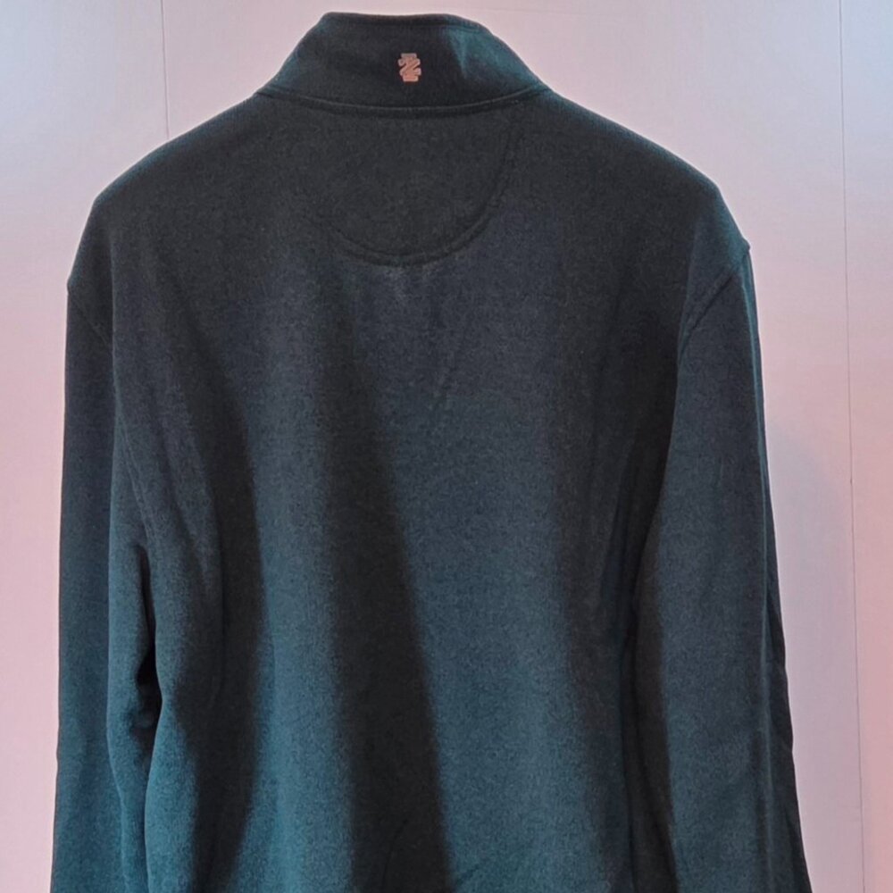 IZOD Advantage Performance 1/4-Zip Men's Pullover, Deep Teal Green, Worn Once - Picture 5 of 9